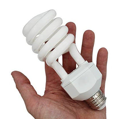 23 Watt UVB Reptile Light 5.0 23W Spiral Reptile Heat - 1 Pack | Terrarium Light Bulbs Turtles · Gecko · Tortoise · Snake · Lizard · Chameleons · Insects 120V - color: Uvb 5.0, size: 1 Count (Pack of 1)