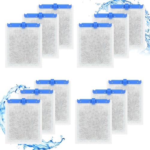 12 Large Filter Cartridges Compatible with Tetra Whisper Bio-Bag Filter Cartridges Large, for Whisper 20i 40i, IQ20/30/45/60,PF20/30/40/60 and Repto Filter, for Large Aquarium Filter Cartridge - size: 12P Large Filter Cartridges