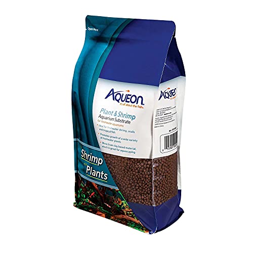 Aqueon Plant and Shrimp Aquarium Substrate, Aqua Soil for Fish Tanks, 5 Pounds | Aqua Soil for Fish Tanks, Aquarium Substrate for Live Plants - size: 5 Pounds