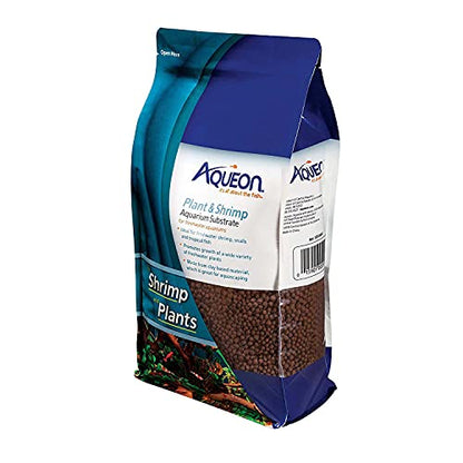 Aqueon Plant and Shrimp Aquarium Substrate, Aqua Soil for Fish Tanks, 5 Pounds | Aqua Soil for Fish Tanks, Aquarium Substrate for Live Plants - size: 5 Pounds