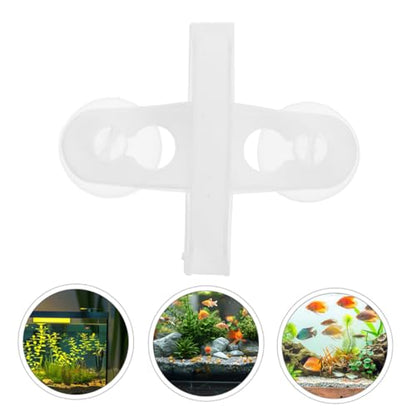 BESPORTBLE 20pcs Aquarium Divider Clips Durable Glass Suction Cups for Fish Tank Isolation Easy Installation Secure for Aquatic and Reptile Enclosures