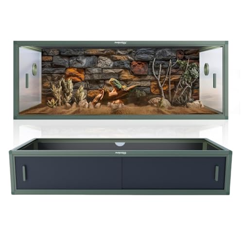 85 Gallon Reptile Tank with 48" Spacer Cabinet, Only for Phailozoo 85/120 Gallon Reptile Enclosure, Reptile & Amphibian Enclosure Terrarium Stand, 48"x 24" x 10"
