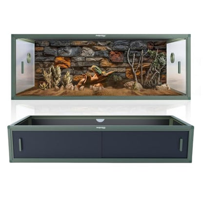 85 Gallon Reptile Tank with 48" Spacer Cabinet, Only for Phailozoo 85/120 Gallon Reptile Enclosure, Reptile & Amphibian Enclosure Terrarium Stand, 48"x 24" x 10"