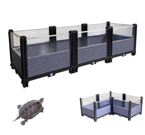 Large Tortoise Habitat Enclosure for Yellow-Margined