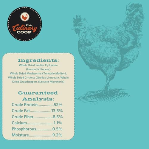 Fluker's Culinary Coop Premium Chicken Treats, Dried Insect Trail Mix, 20 oz