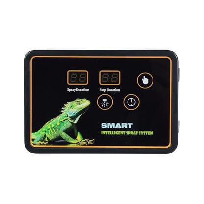 Smart Reptile Misting System Efficient Spray Nozzles Adjustable Hook Timed Spray for Tank Lizard Snake Plant (US plug)