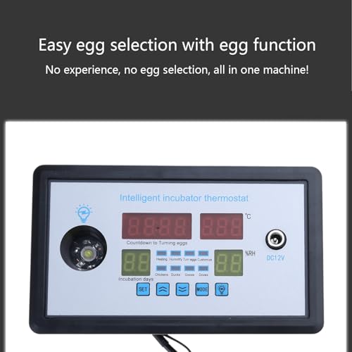 Temperature Humidity Controller Thermostat for 12V 12W 220W Digital Display Multifunction Hygrometer