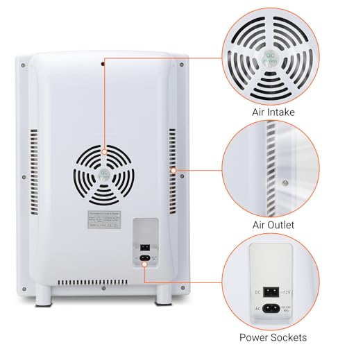 25L Egg Incubator for Hatching Eggs, Digital Reptile Incubator with Intelligent Temperature Control 10–60°C, Portable Chicken Quail Turtle Egg Hatching Incubator with LCD Display, White