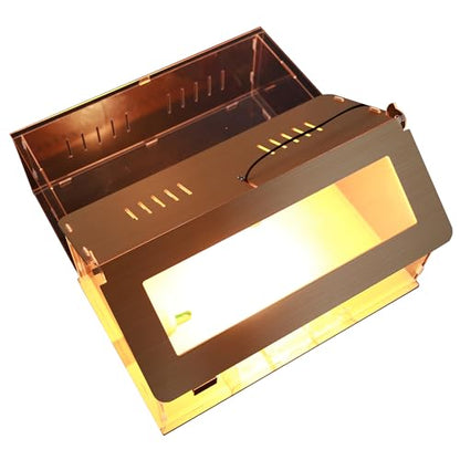 5 in 1 Chick Starter Kit 40-50 Chick Brooder Box Small Chicken Coop | Brooder Heat Lamp 2,Baby Chicken Box,Chicken Feeder,Waterer,Thermo-hygrometer