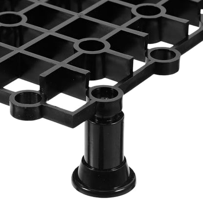 TEHAUX 4pcs Fish Tank Divider Plates with Hole Design for Aquarium Bottom Filter Made of Sturdy Pp Material with Good Water Permeability for Breeding Large Dragon Fish