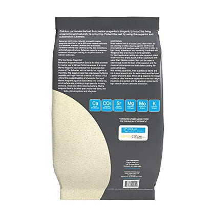 Aqua Natural Aquarium Substrate, African CICHILD Aragonite Sand, 10LB - size: 10lb