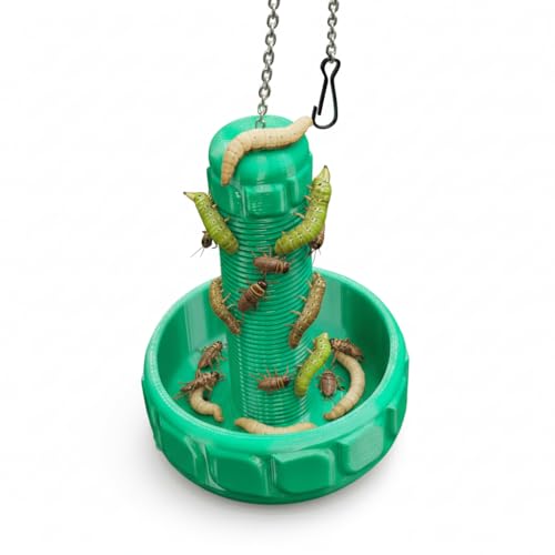 GenieYes Designs Chameleon Feeder - Designed by Chameleon Owners with Safety, Sanitation & Tounge Safety Features