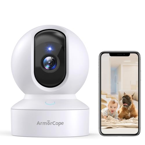 Pet Camera, 2K HD Dog Camera with Phone APP, 360° Pan/Tilt View Puppy Cam, One Click Call for Baby Monitor, MagivPix Night Vision,Motion Tracking Alarm with Cloud/Local SD,Home Indoor Security Cam - style: 1 Pack