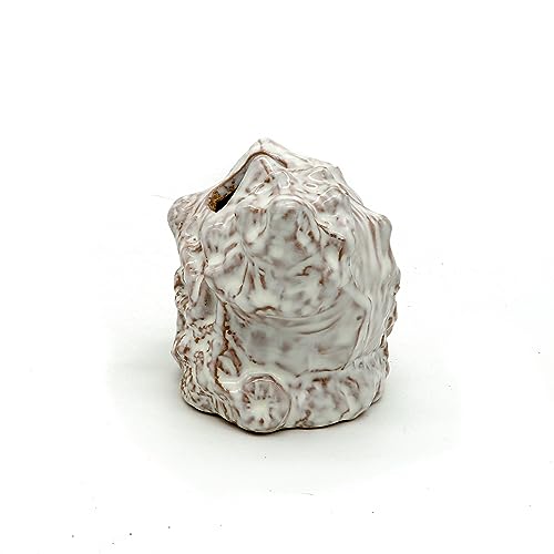 Aquarium Decoration Cave Ceramic Sea Shell Decor Hiding | For Betta Fish Tank Rock Cave Decor For Shrimp Cichlid