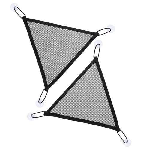 2Pcs Reptile Hammock, Bearded Dragon Hammock with Suction Cups Rope