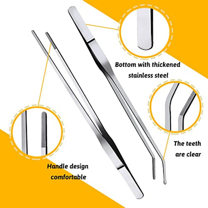 Fish Tank Cleaning Tools, 8 in 1 Aquarium Feeder Tools Kit, Aquarium Plants Cleaner, Stainless Steel Feeding - color: Cleaning Tools 8pcs