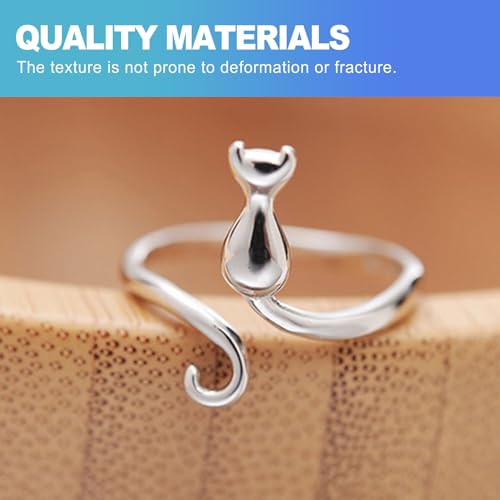 CoguZed 3-Pack Adjustable Crochet Tension Ring, Alloy Yarn Guide for Women Handmade Craft Knitting Tools, Finger Hook Accessories, Snake Loop Holder