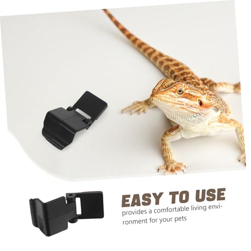 GANAZONO 6pcs Turtle Tank Escape Lock Clips Reptile Tank Lid Clip Terrarium Locking Lid for Aquarium Snake Turtle Fish Locking