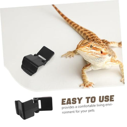 GANAZONO 6pcs Turtle Tank Escape Lock Clips Reptile Tank Lid Clip Terrarium Locking Lid for Aquarium Snake Turtle Fish Locking