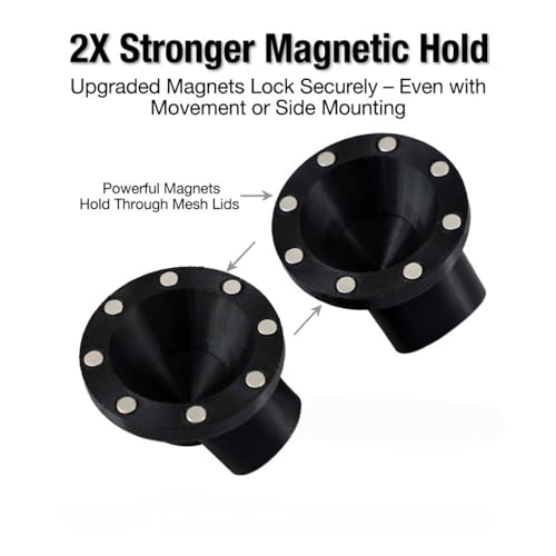 Terrarium Fogger Adapter Magnetic - Mount for 1-inch and 20mm Hose Sprayers, Easy to Install, Enabling efficient Spray Control