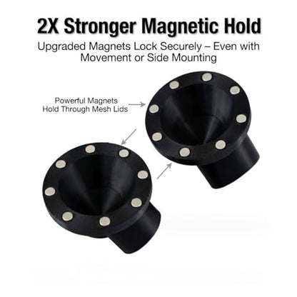 Terrarium Fogger Adapter Magnetic - Mount for 1-inch and 20mm Hose Sprayers, Easy to Install, Enabling efficient Spray Control