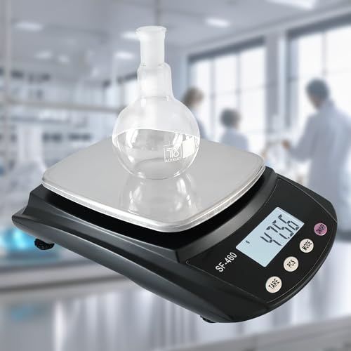 Digital Lab Scale 600g x 0.01g Accuracy Laboratory Balance (Black) - color: Black