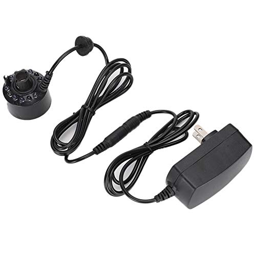 Mist Maker, Indoor Fountain Mister Foggers, Colorful Mist Maker Fog Atomizer, Small Pond Fog Machine Atomizer Air Humidifier Perfect for Water Fountain Pond, 12W Reptile Habitat Sprayer with 400ML/H