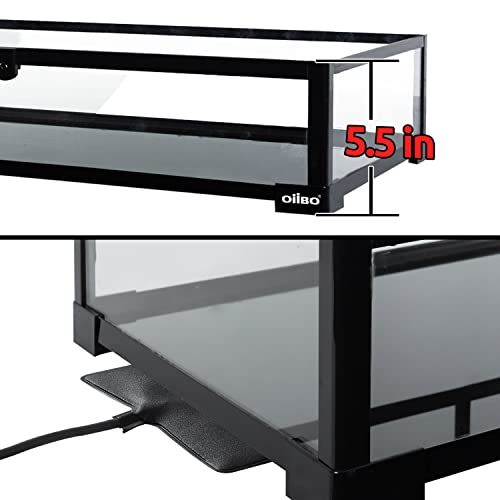 180 Gallon Large Reptile Terrarium, 48" x 24" x 36" Glass Reptile Tank Tall & Wide Terrarium Tank with Double Sliding Door Top Screen Ventilation Habitat - size: 48" x 24" x 36"