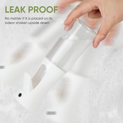 Continuous Spray Bottles, Ultra Fine Mist Sprayer, Spray Bottle For Hairstyling, Cleaning, Plants, Pets, Barbers, Salons (White) - color: White
