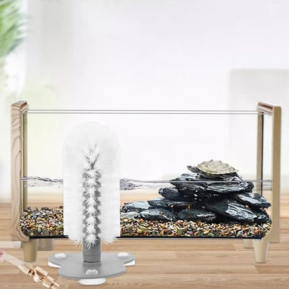 Turtle Shell Cleaning Brush with Suction Cup, Abs Material Scrub Brush for Shell Cleaning and Scratching, Suitable for Turtle Tank Accessories and Home Use