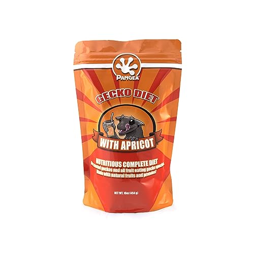Pangea Gecko Diet with Apricot, 16 oz