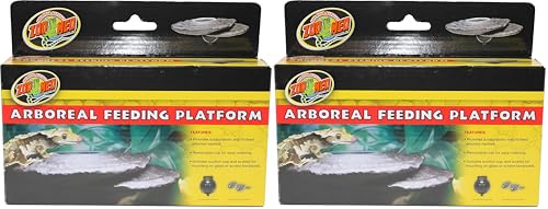Zoo Med Arboreal Feeding Platform,Black (Pack of 2) - size: No Size (Pack of 2)