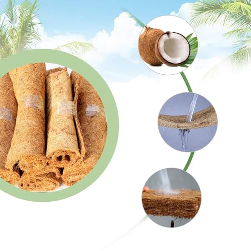 PINVNBY 2 Pcs Reptile Carpet Coconut Fiber Mat,Lizard Terrarium Substrate Liner Gecko Tank Flooring Bearded Dragon Tank Accessories Bedding for Snakes Chameleons Tortoises