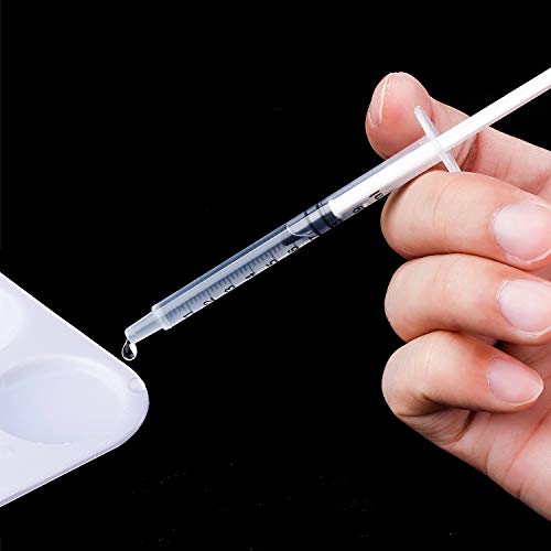 Frienda 20 Packs Syringes Without Needles,1 Ml | Large Plastic Measuring Tools for Food, Horse Care, Lab Dispensing, Graduated Markings, Reusable Multipurpose Applicators - size: 1 ml