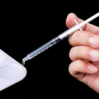 Frienda 20 Packs Syringes Without Needles,1 Ml | Large Plastic Measuring Tools for Food, Horse Care, Lab Dispensing, Graduated Markings, Reusable Multipurpose Applicators - size: 1 ml
