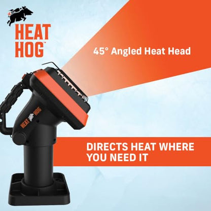 Heat Hog 4,000 BTU Portable Propane Radiant Space Heater, Indoor, Outdoor, Garage, Camping, Outdoor Sports, Boating, RVs, Angled Design, Gas Powered - size: 4,000 BTU