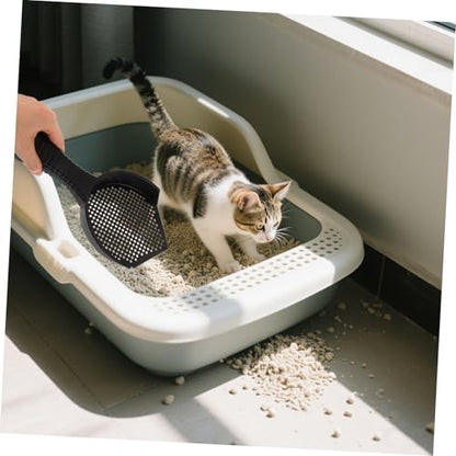 Totority 2pcs Cat Litter Scoop Set Ergonomic Handle Fine Sifting Design for Efficient Waste Removal in Cat Litter Boxes and Reptile Terrariums Multifunctional Cleaning Tool