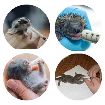 Exotic Nutrition Baby Squirrel Nursing Set (Basic) - Milk Replacer, Feeding Syringes - size: Basic
