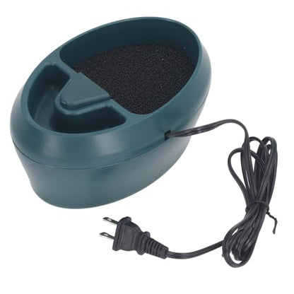 Tnfeeon Reptile Water Fountain Food Bowl Automatic Circulation System Waterfall Spout Lizard Water Dispenser with Food Trough for Bearded Dragon