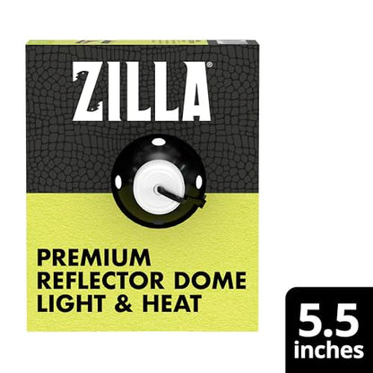 Zilla Premium Reflector Domes 5.5 Inches,Black - size: 5.5 Inch (Pack of 1)