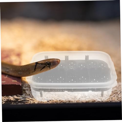 Reptile Egg Incubator with Transparent Hatchery Box for Snakes Lizards Tortoises Premium Breeding Container for Reptile Pets Durable