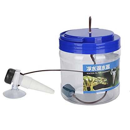Reptile Automatic Water Dripper Feeder, Adjustable Drip Watering Tool for Small Pets, Replacement Part, Durable Construction