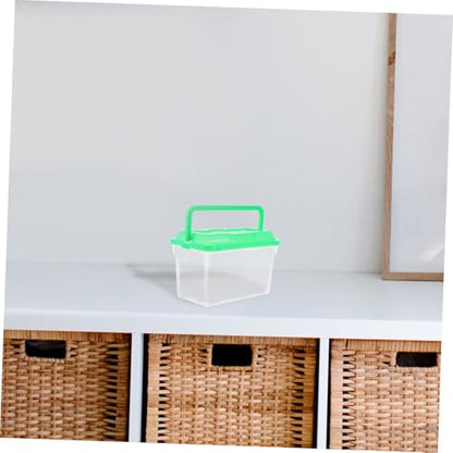 HEMOTON Desktop Handheld Portable Aquarium for Fish Turtles and Hamsters Pet Transport Box for Travel Versatile and Easy to Fish Tank Design
