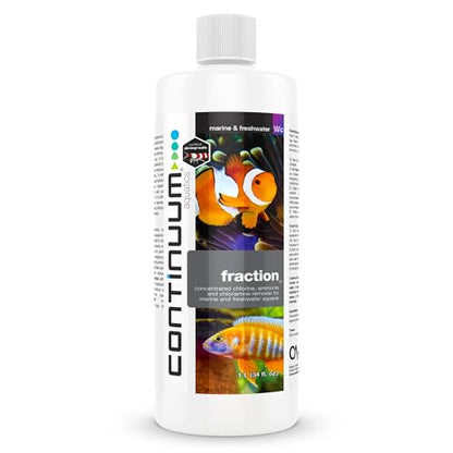 Continuum Aquatics Fraction, Water Conditioner for All Aquariums 1L - size: 1-L