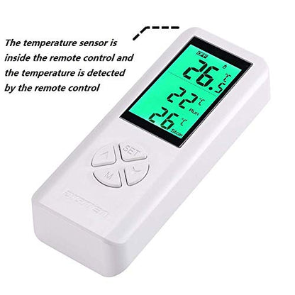 DIGITEN Wireless Temperature Controlled Outlet, Digital Plug-in Thermostat with Remote Control, Built-in Temp Sensor, Heating & Cooling for A/C, Fans, Heaters (Remote Detects Temperature)