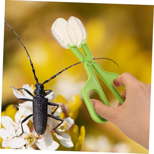 ORFOFE Fish Tank Cleaning Tool Reptile Poop Scoop Insects Catcher Tweezers Multi-Purpose Clamp
