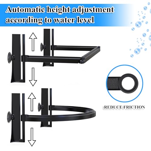 Floating Plant Corral for Aquarium, Fish Tank Accessories to Separate Floating Plants, Automatically Adjusts Height with Water Level, Suitable for All Floating Plants and All Aquariums (Style 3) - size: Style 3