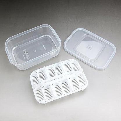 Reptile Incubation Egg Trays Incubation Box Hatching Case Hatching Tray | 16 Grids Transparent Reptile Incubator for Snake Lizard Turtle Gecko Chameleon Bearded Dragon Leopard Gecko Egg Incubation - color: TO