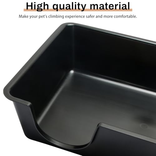 Reptile Hide Box - Provide Secure and Safe Shelter for Geckos and Ball Python Snakes, Easy to Clean (Black, XL) - size: XL
