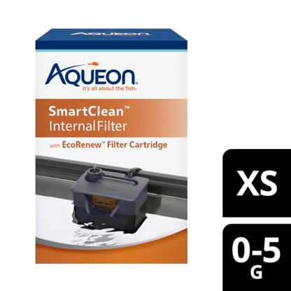 Aqueon QuietFlow Internal Filter with SmartClean Technology, Extra Small - size: Extra Small Filter, style: Extra Small Filter